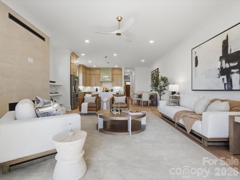 Furnished interior view inside a new home in , Charlotte (Image 28). Furnished interior view inside a new home in , Charlotte (Image 28).