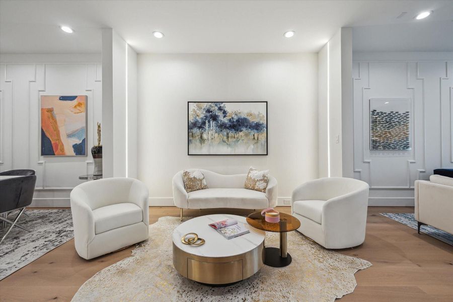 Furnished interior view inside a new home in , Houston (Image 13).