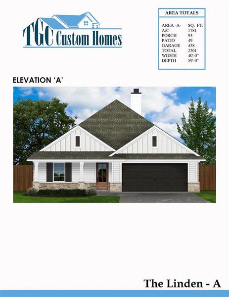 Elevation of TGC PLAN Elevation of TGC PLAN