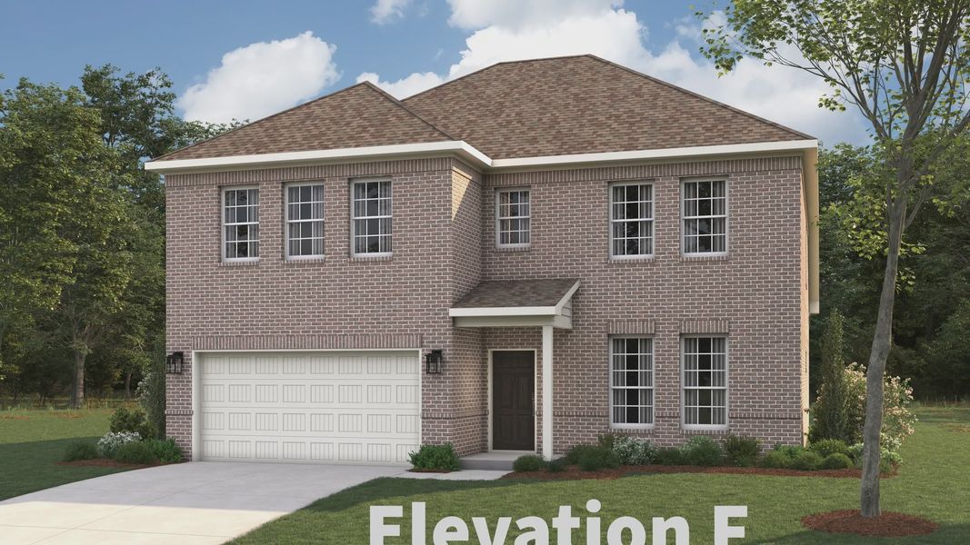 Representative exterior photo of a completed home built from the Seabrook by Stonehollow Homes in Anderson Crossing, Trenton, TX (Image 12). Representative exterior photo of a completed home built from the Seabrook by Stonehollow Homes in Anderson Crossing, Trenton, TX (Image 12).