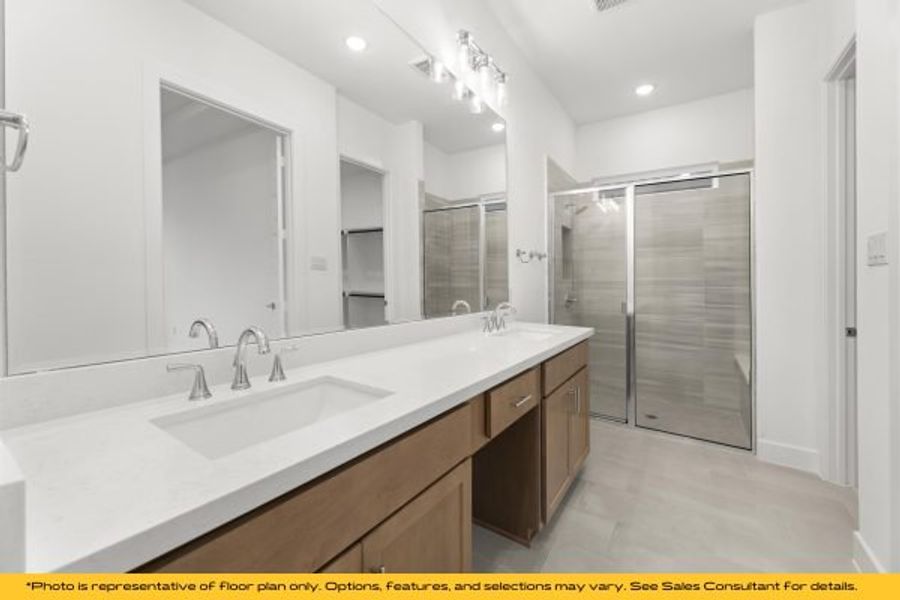 Representative furnished interior of a home built from the The Catalina by Stonefield Homes in The Highlands, Rockwall (Image 75).