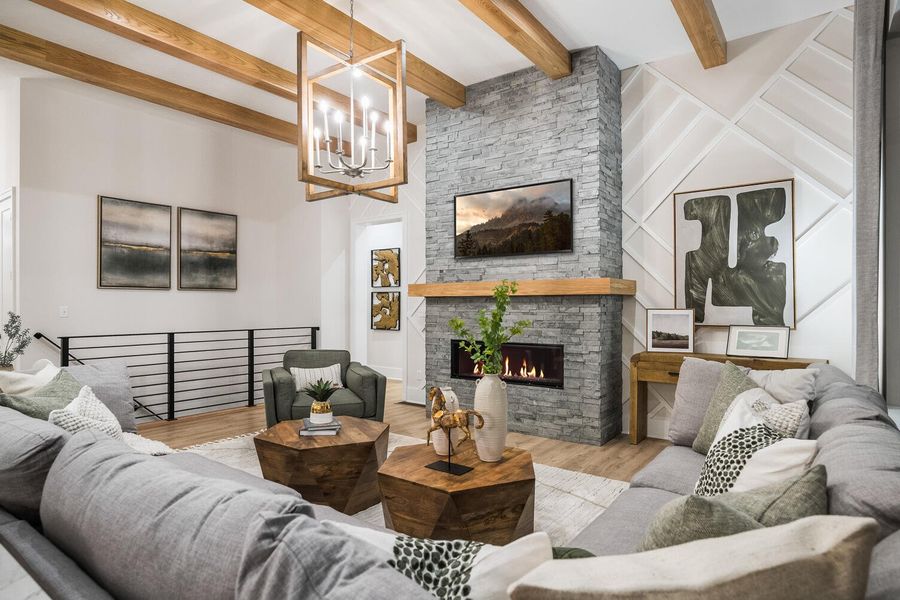 Furnished interior view inside a new home in , Mount Pleasant (Image 6).