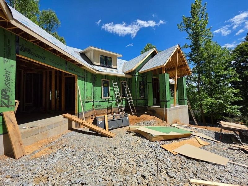 In-progress construction of a new home in , Arden, NC (Image 3).