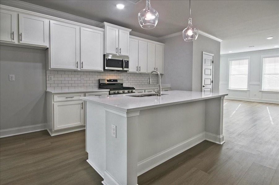 Furnished interior view inside a new home in Cooper's Walk, Loganville (Image 5).
