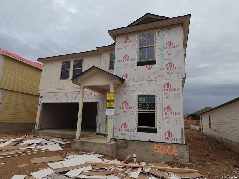 In-progress construction of a new home in Agave, San Antonio, TX (Image 36).