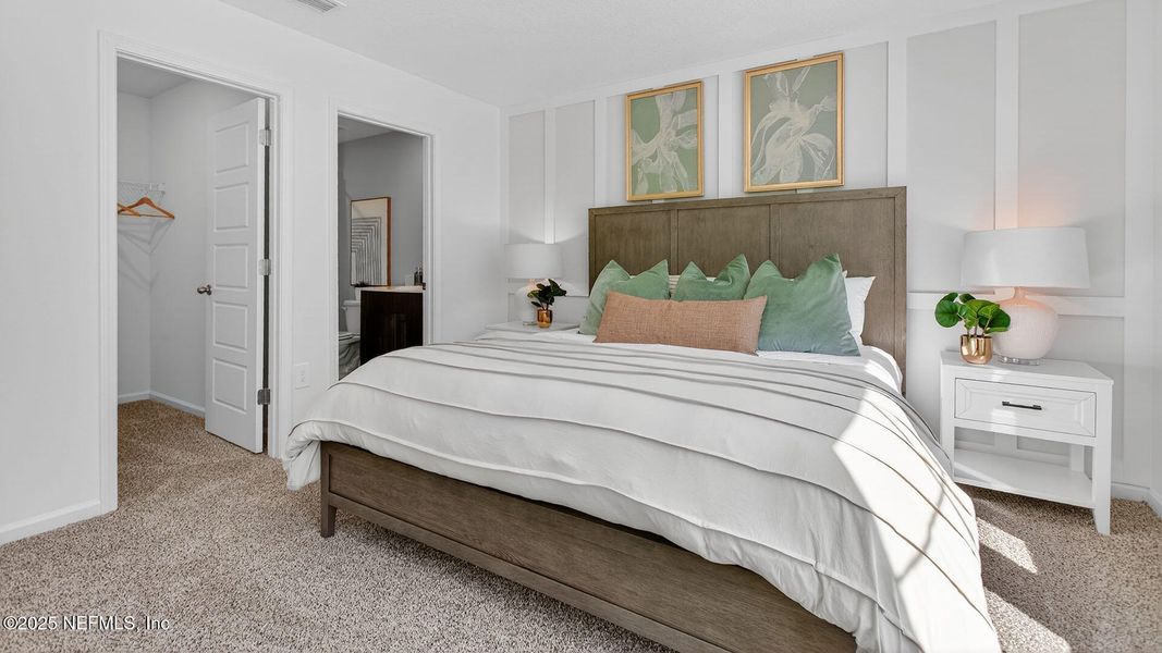 Furnished interior view inside a new home in Liberty Cove, Yulee (Image 7).