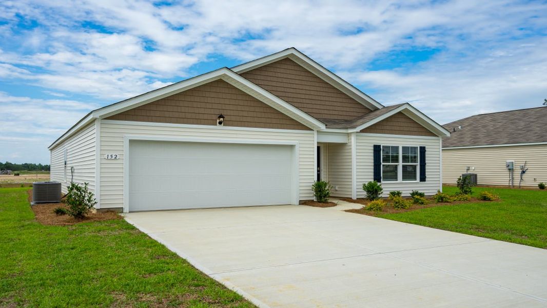 Front exterior of a home in the Cottonwood Place community, located in Tabor City, NC (Image 5).