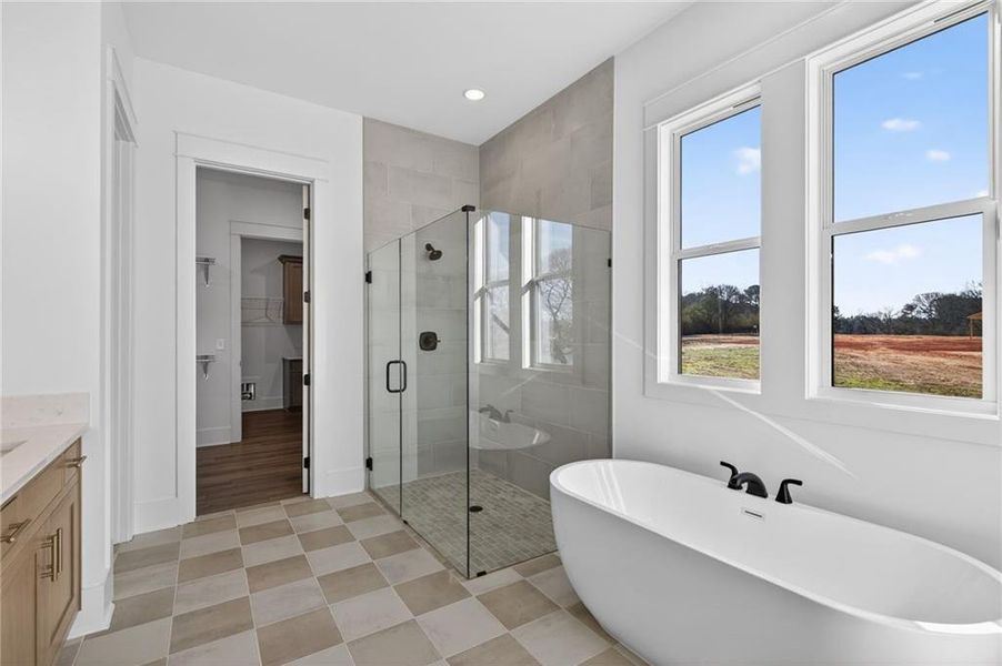 Furnished interior view inside a new home in , Dallas (Image 14).