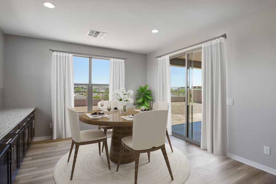 Representative furnished interior of a home built from the Yellowstone by Taylor Morrison in Artisan at Asante Passage Collection, Surprise (Image 4). Representative furnished interior of a home built from the Yellowstone by Taylor Morrison in Artisan at Asante Passage Collection, Surprise (Image 4).