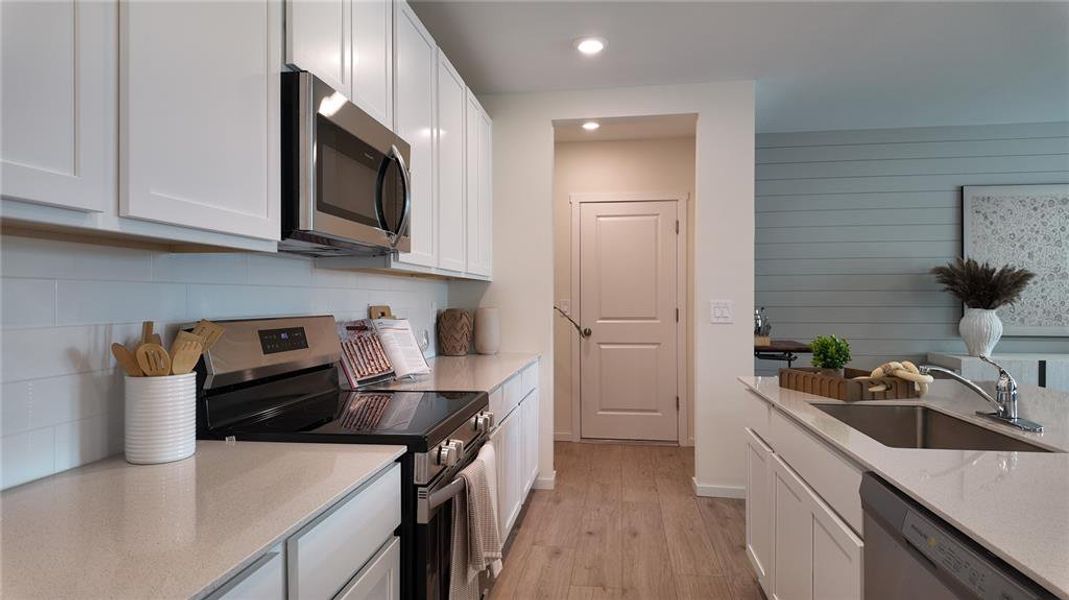 Furnished interior view inside a new home in , St. Cloud (Image 11).
