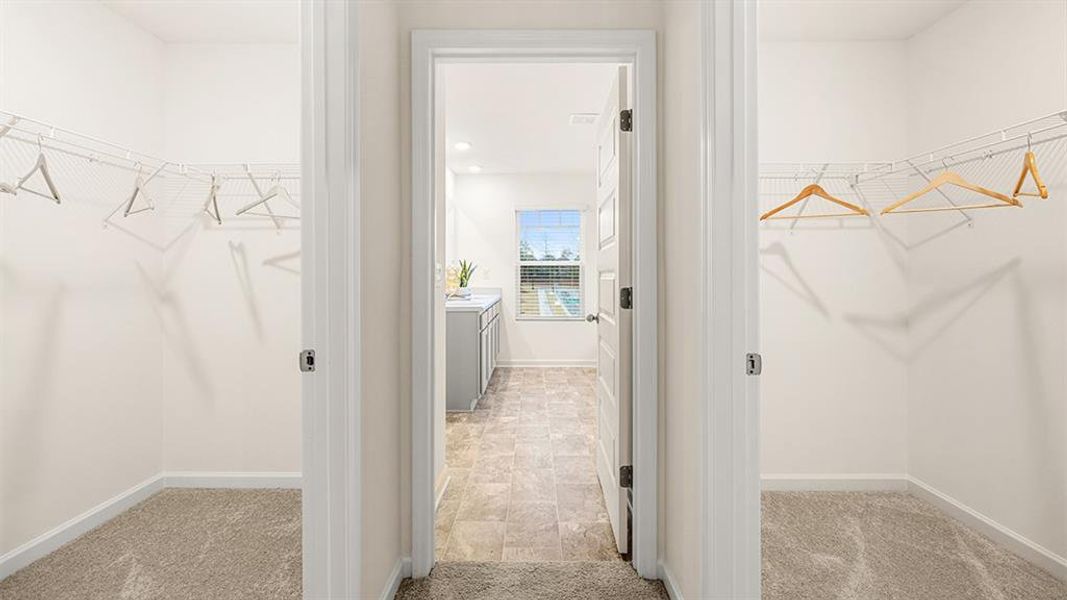 Furnished interior view inside a new home in Brooks Station, Dacula (Image 59).