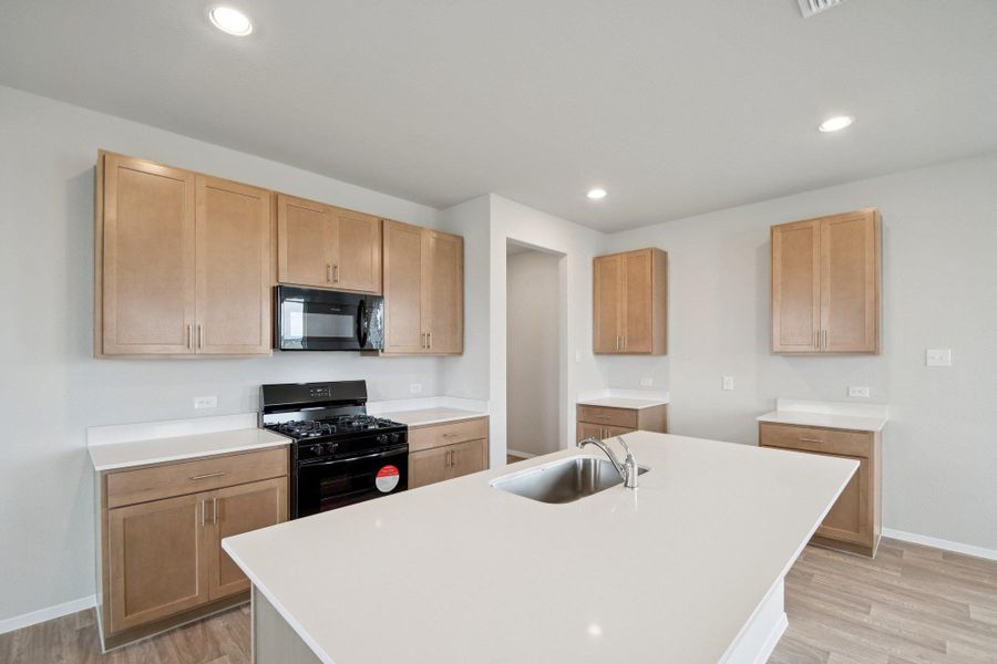 Furnished interior view inside a new home in Cloverleaf, Austin (Image 10).