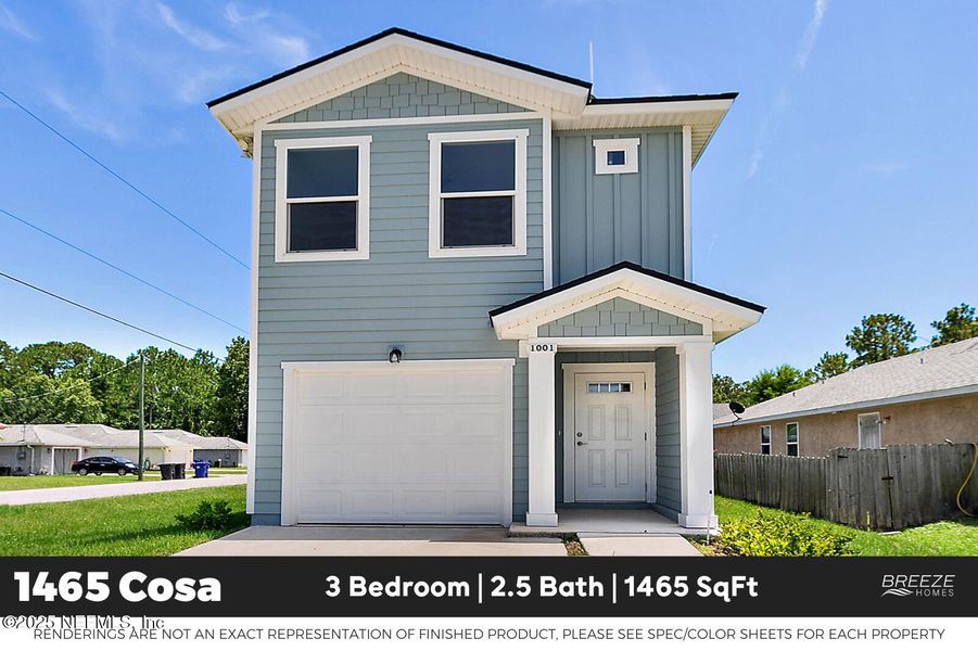 Front exterior of a new home in , St. Augustine, FL, highlighting curb appeal (Image 12).