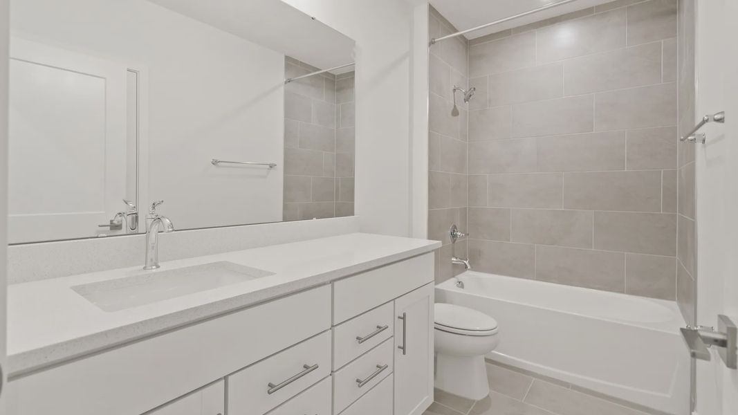 Furnished interior view inside a new home in Grasslands West, Lakeland (Image 26).