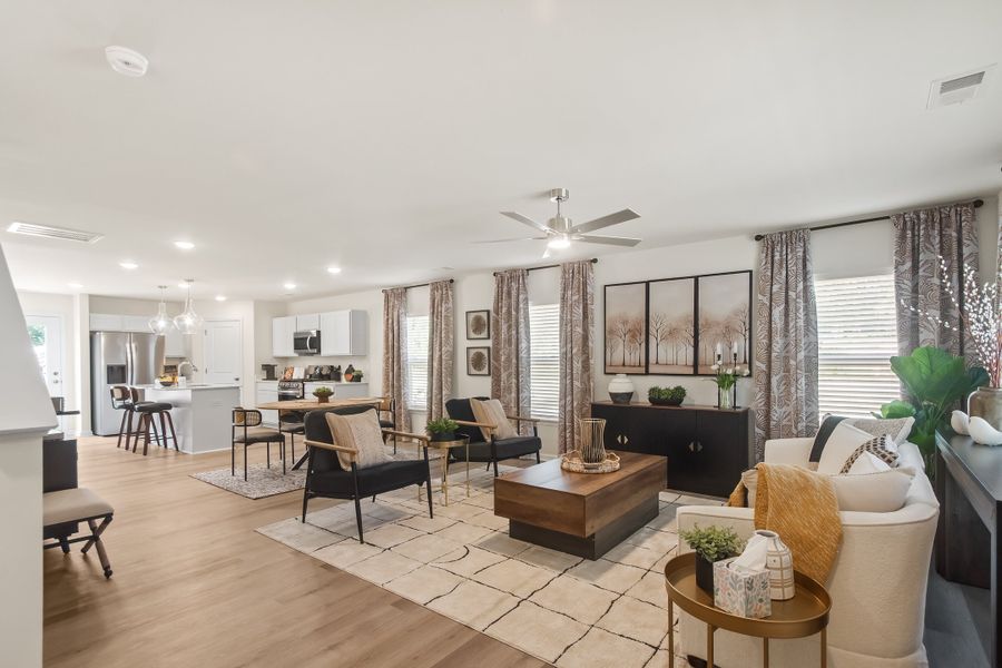 Representative furnished interior of a home built from the Haven by Veranda Homes in Pinehaven, Laurens (Image 6).