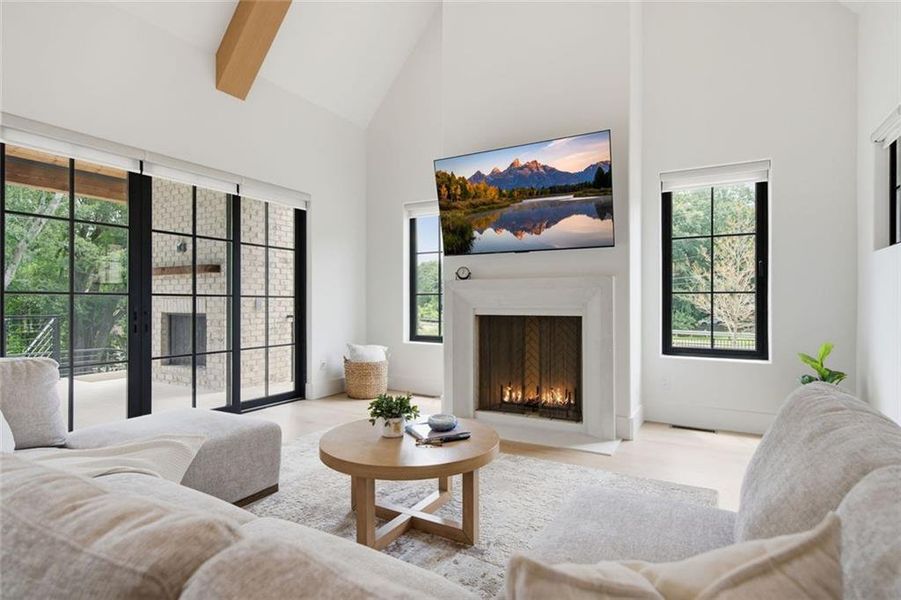 Furnished interior view inside a new home in , Alpharetta (Image 48).