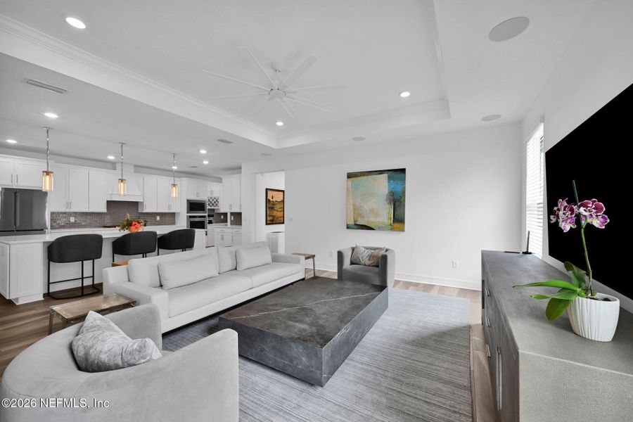 Furnished interior view inside a new home in , Jacksonville (Image 8).