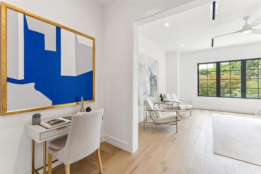 Furnished interior view inside a new home in , Dallas (Image 13).