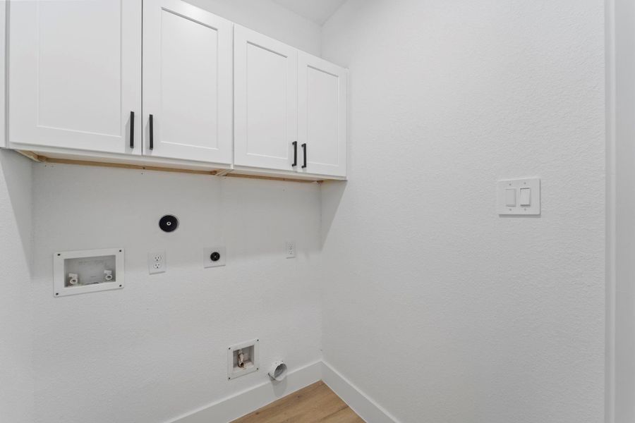 Dedicated laundry room