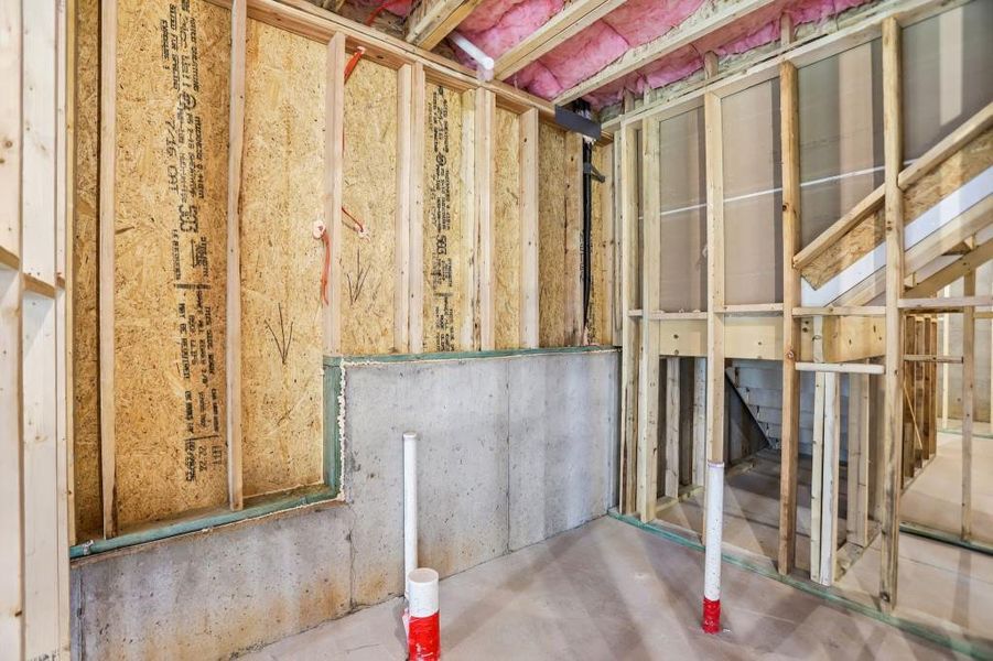 In-progress construction of a new home in , Marietta, GA (Image 56).