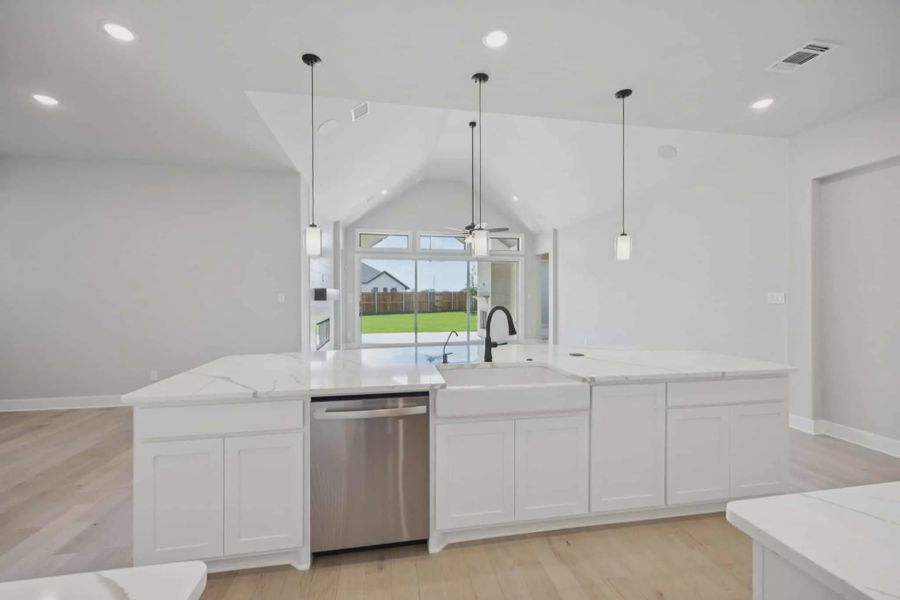 Furnished interior view inside a new home in Lakeview Heights, Azle (Image 9).