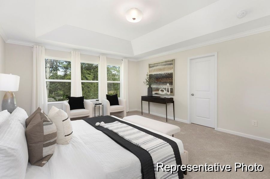 Furnished interior view inside a new home in Homecoming, Ravenel (Image 4).