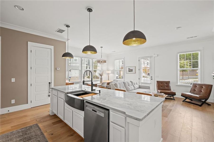 Furnished interior view inside a new home in , Woodstock (Image 10). Furnished interior view inside a new home in , Woodstock (Image 10).