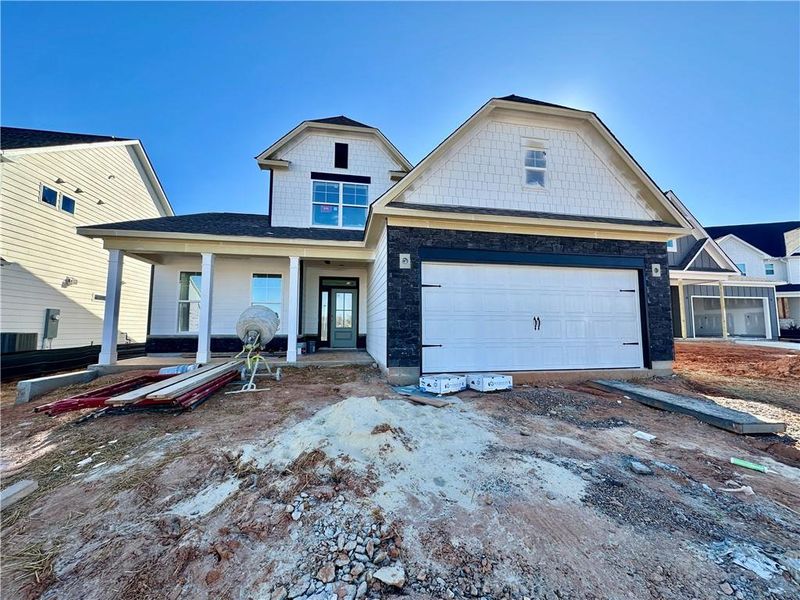 In-progress construction of a new home in Twin Lakes, Hoschton, GA (Image 5).