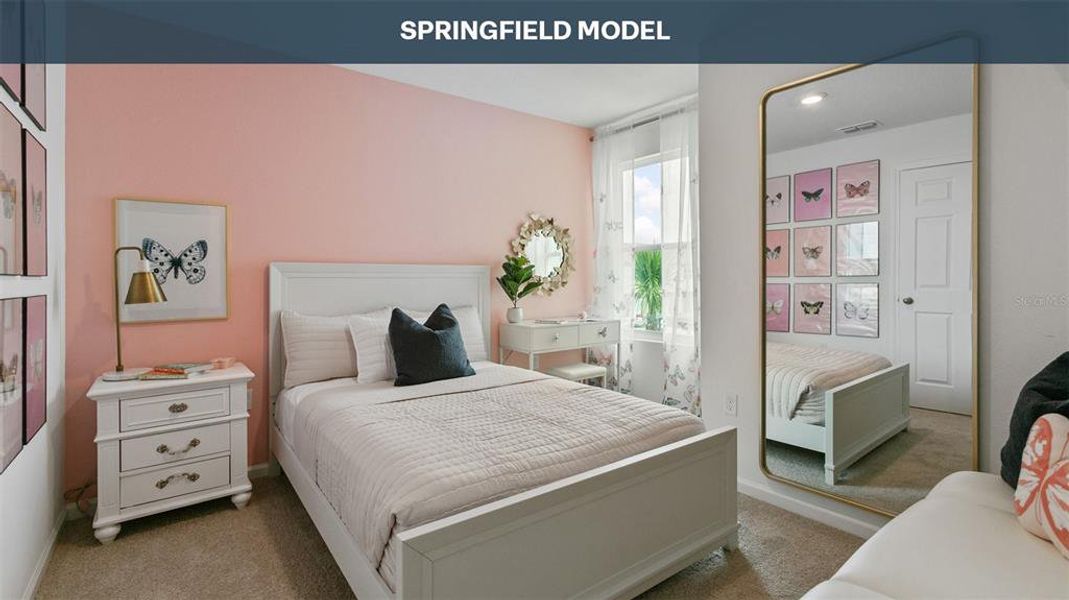 Furnished interior view inside a new home in Cordera Townhomes, St. Augustine (Image 14).