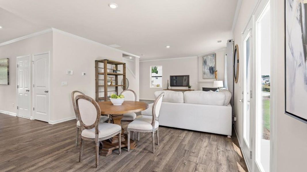 Furnished interior view inside a new home in , Cartersville (Image 9).