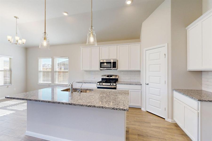 Furnished interior view inside a new home in Mobberly Farms, Pilot Point (Image 9).