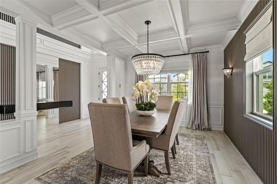 Furnished interior view inside a new home in Whispering Oaks Preserve, Wesley Chapel (Image 45).