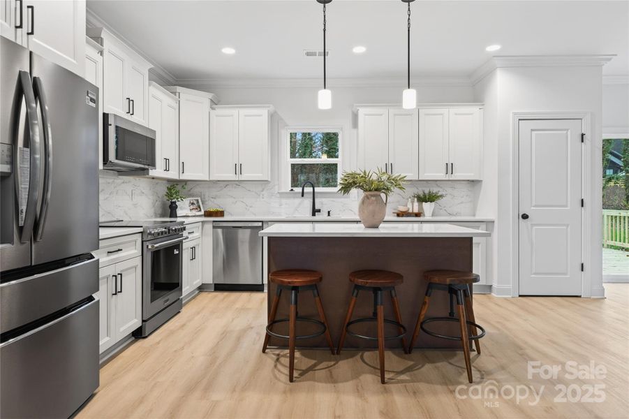 Furnished interior view inside a new home in , Mount Holly (Image 9). Furnished interior view inside a new home in , Mount Holly (Image 9).