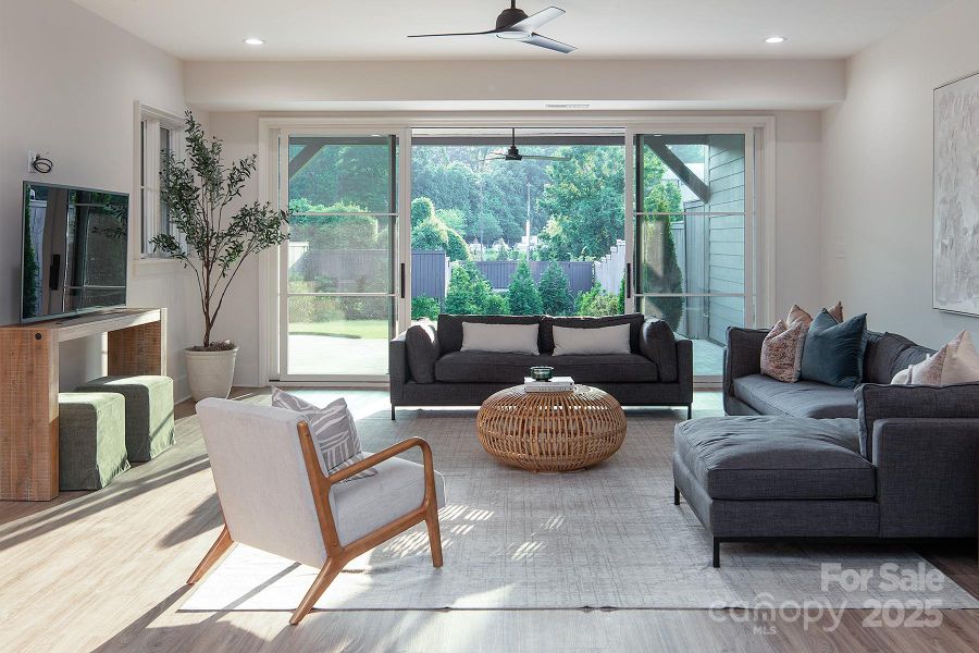 Furnished interior view inside a new home in , Charlotte (Image 19).