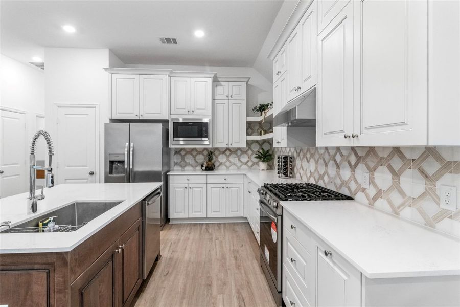 Furnished interior view inside a new home in , Porter (Image 15).