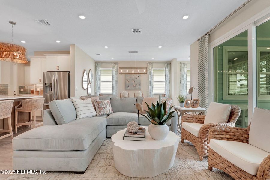 Furnished interior view inside a new home in Amberly, Green Cove Springs (Image 8).