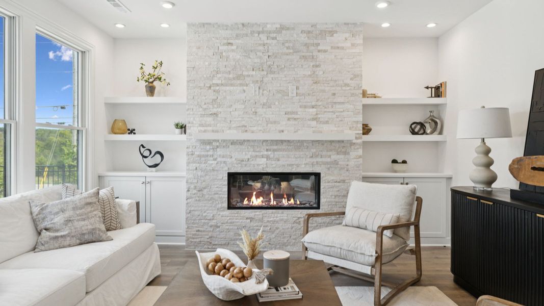 Furnished interior view inside a new home in The Courtyards at Stewarts Creek, Smyrna (Image 7).