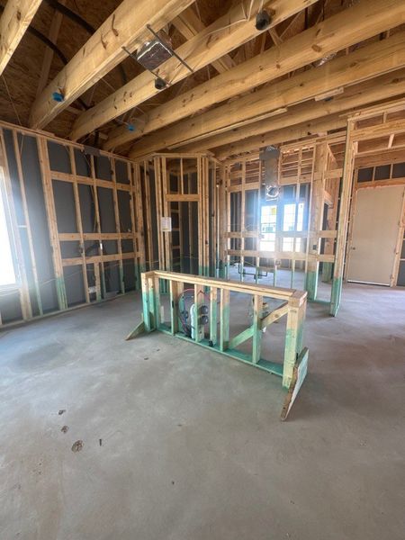 In-progress construction of a new home in Cedar Ridge Estates, Anna, TX (Image 6).