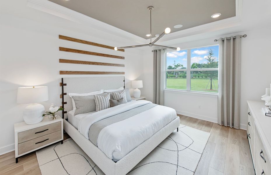 Furnished interior view inside a new home in Harbor Isle, Vero Beach (Image 14).