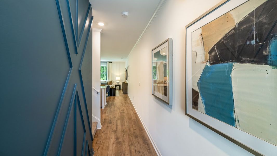 Furnished interior view inside a new home in Barrett Cove, Marietta (Image 10).