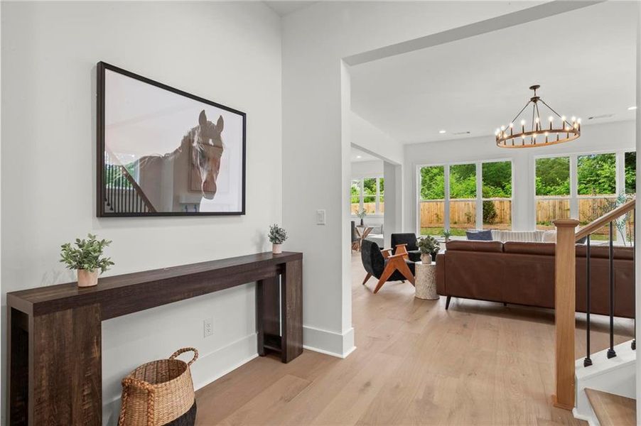 Furnished interior view inside a new home in , Marietta (Image 60). Furnished interior view inside a new home in , Marietta (Image 60).