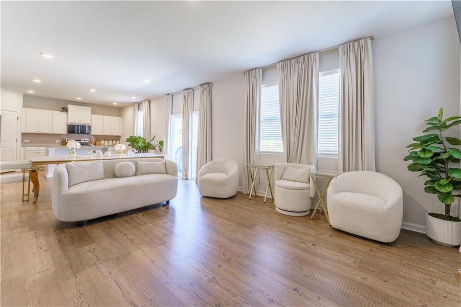 Furnished interior view inside a new home in Kingsley Creek, Lithonia (Image 17).