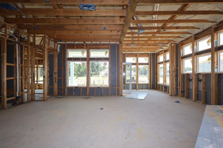 In-progress construction of a new home in Grand Central Park - Ascent Collection, Conroe, TX (Image 11).