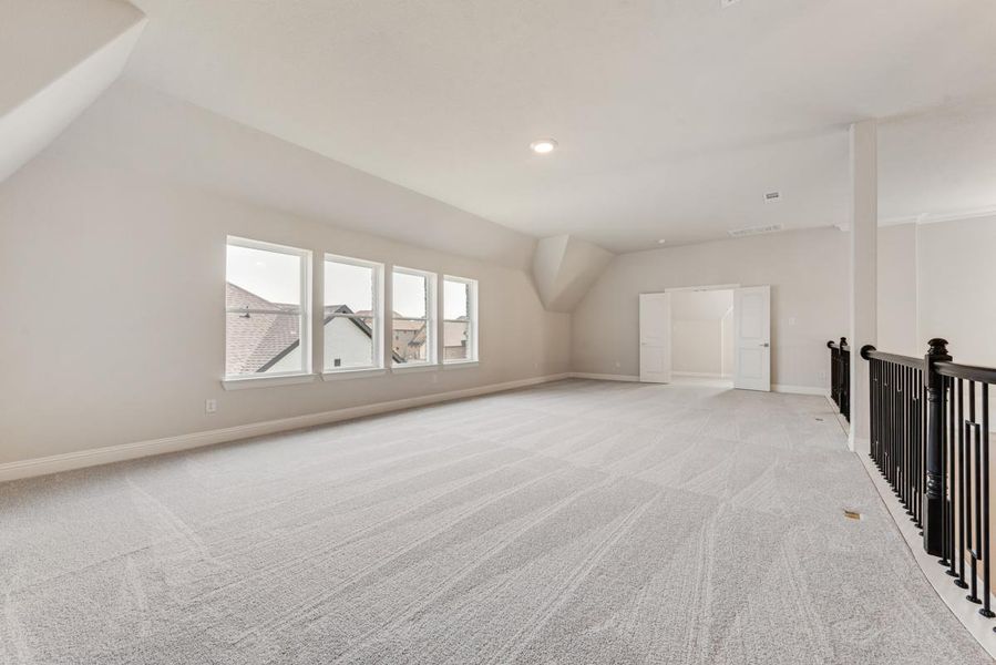 Spacious, unfurnished interior of a new home in South Pointe, Mansfield (Image 34). Spacious, unfurnished interior of a new home in South Pointe, Mansfield (Image 34).