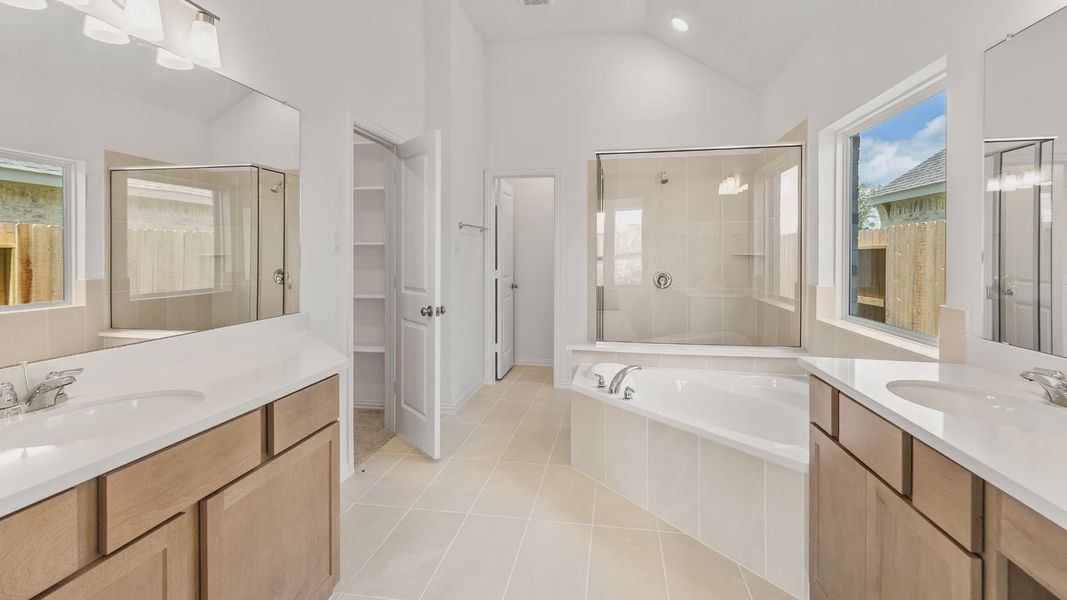 Furnished interior view inside a new home in Azalea, Pattison (Image 15).