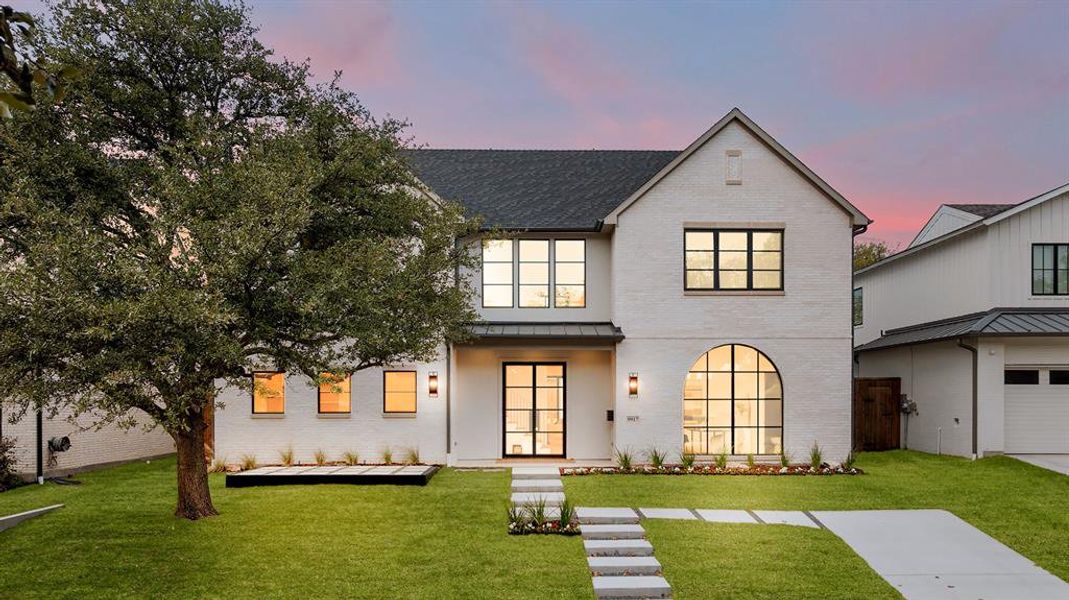 Front exterior of a new home in , Dallas, TX, highlighting curb appeal (Image 1).