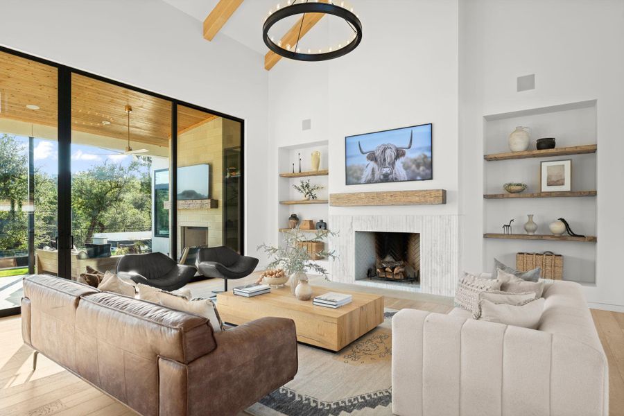 Furnished interior view inside a new home in , Spicewood (Image 5).