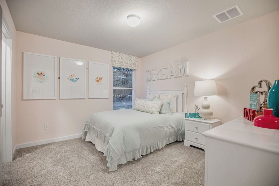 Furnished interior view inside a new home in Santa Rita Ranch, Liberty Hill (Image 14). Furnished interior view inside a new home in Santa Rita Ranch, Liberty Hill (Image 14).