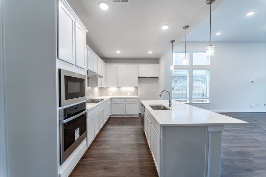 Furnished interior view inside a new home in Sunfield, Buda (Image 4).