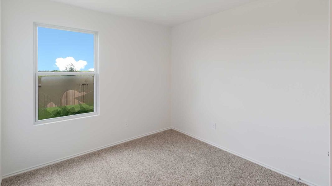 Representative unfurnished interior of a home built from the The Dahlia by D.R. Horton in Marigold, Kyle (Image 10).